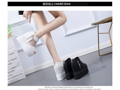 Wedge Platform Sandals Sheer