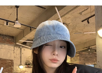 Ombre Denim Cap