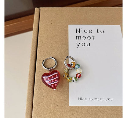 Print Glass Earring / Pendant Necklace