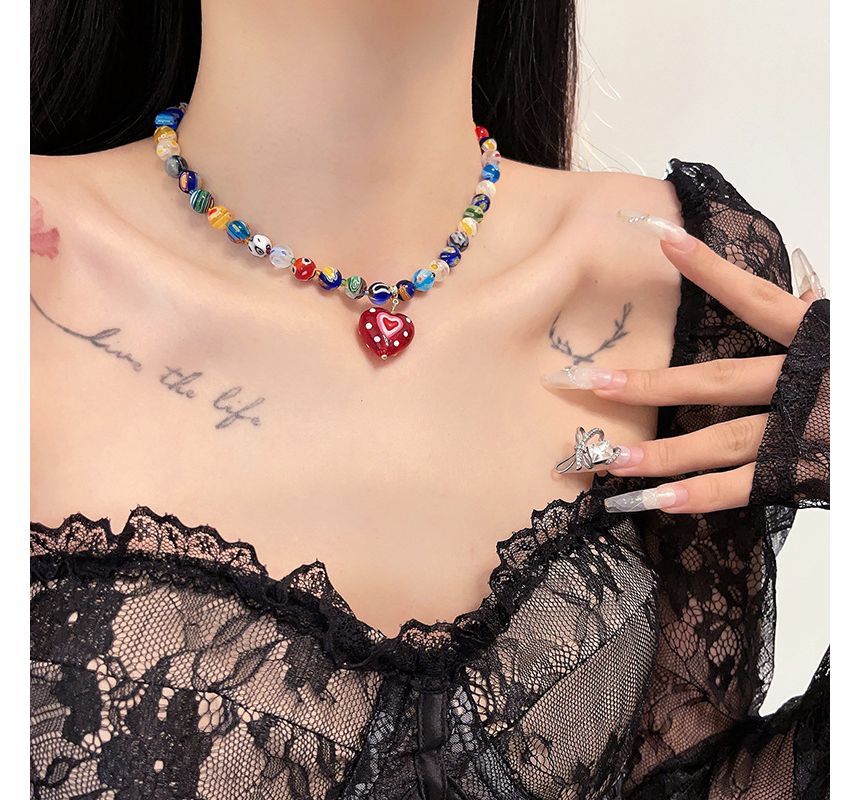 Print Glass Earring / Pendant Necklace