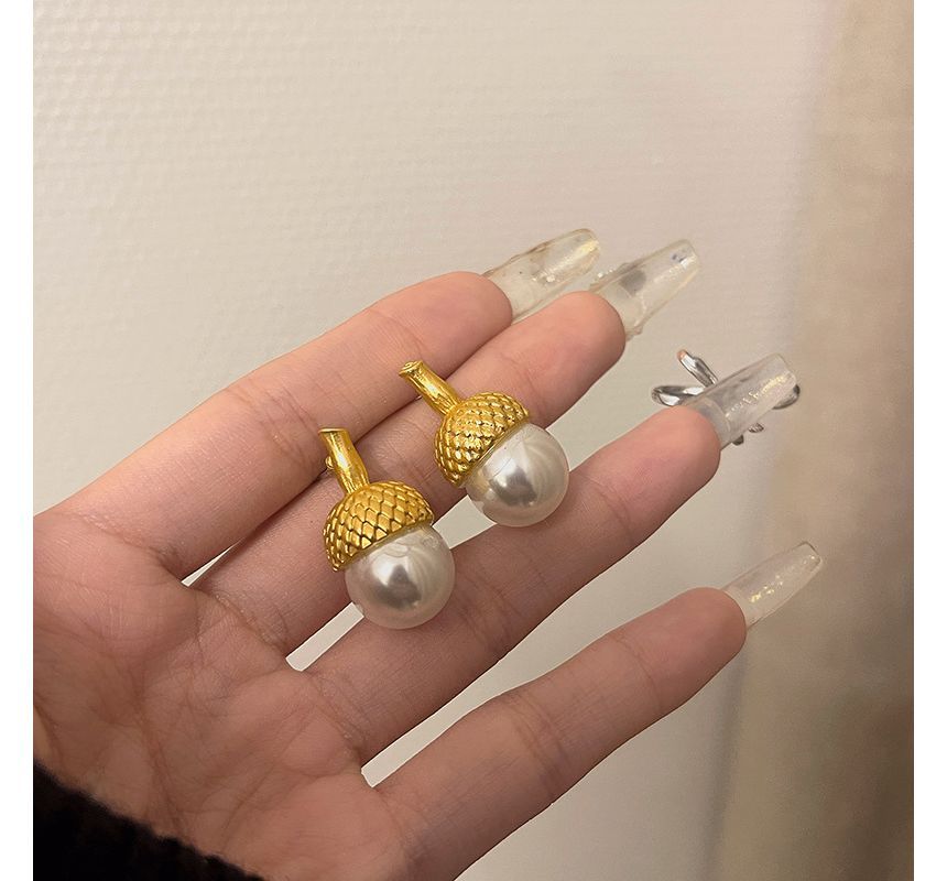 Faux Pearl Alloy Bracelet / Dangle Earring / Necklace