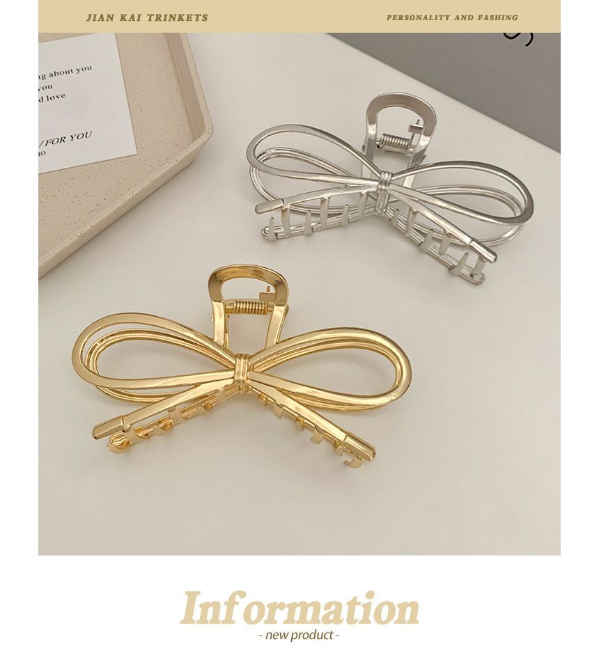 Bow Alloy Hair Clamp