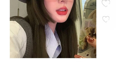 Heart Denim Beret Hat