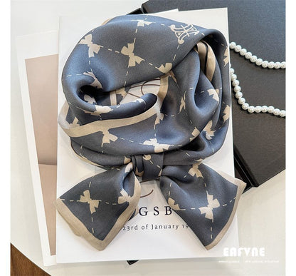 Print Silk Scarf