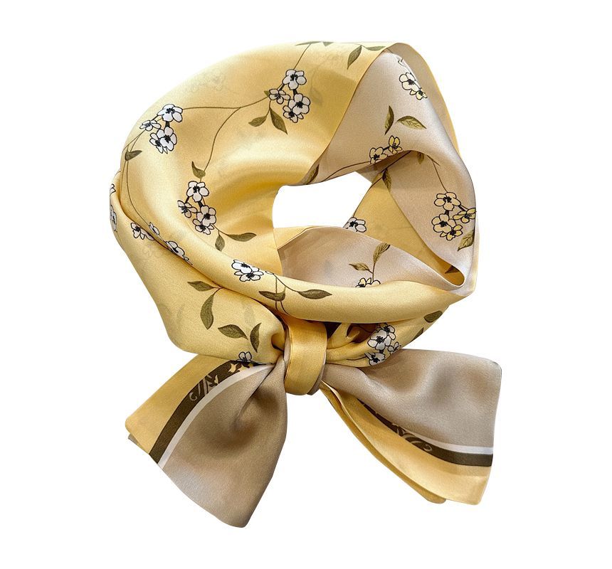 Silk Scarf Floral