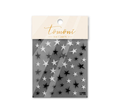 Star Metallic Nail Art Stickers