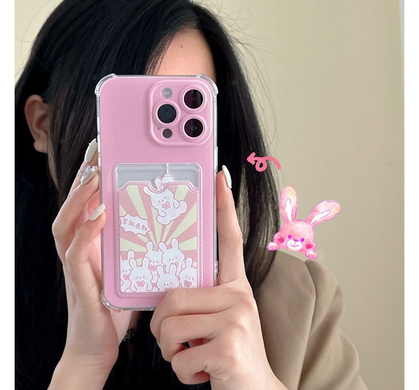 Cartoon Card Holder Phone Case