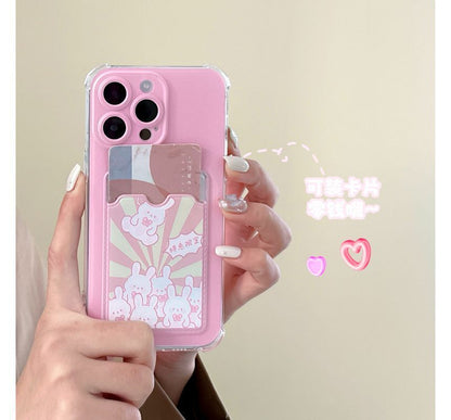Cartoon Card Holder Phone Case