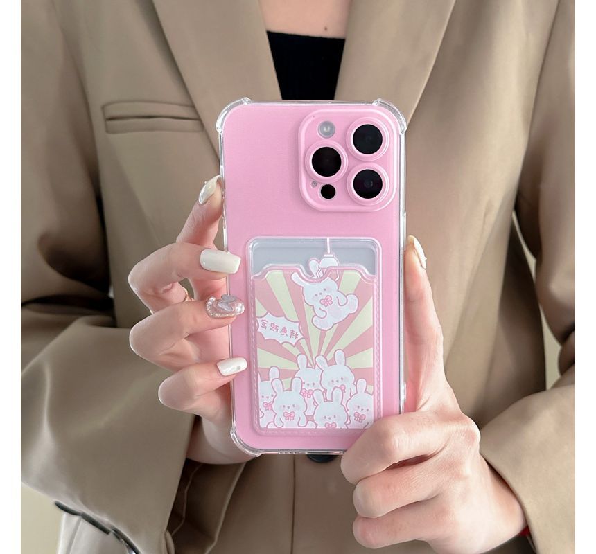 Cartoon Card Holder Phone Case