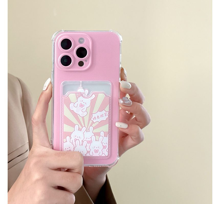 Cartoon Card Holder Phone Case