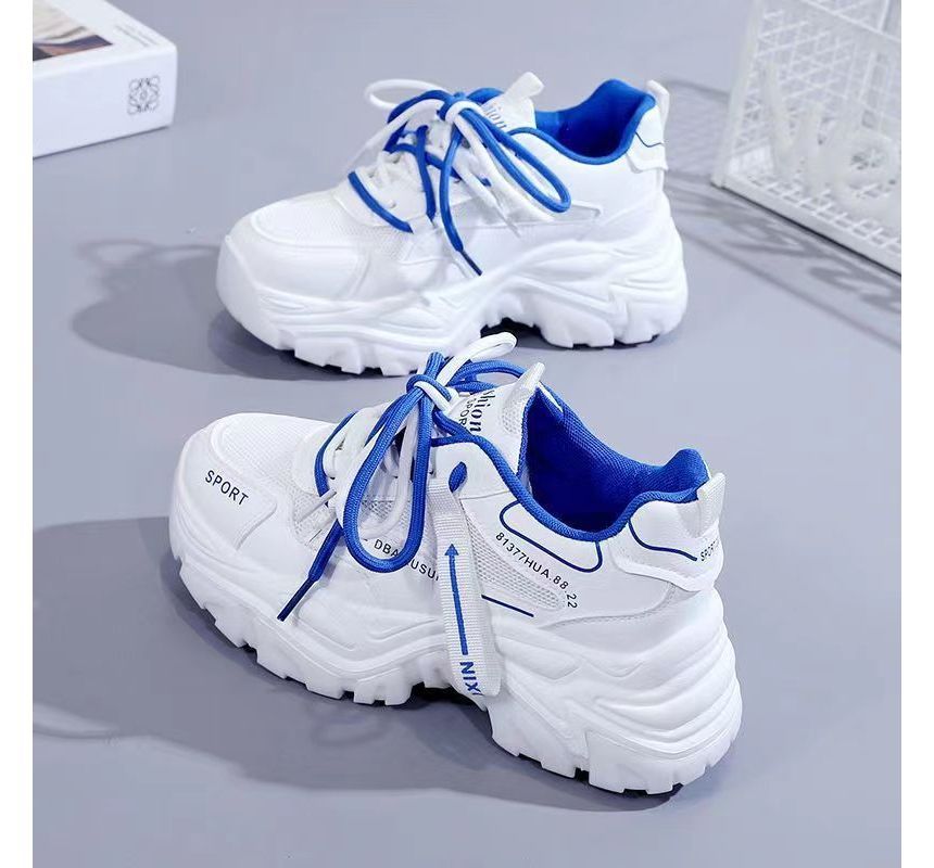 Platform Lace Up  Sneakers