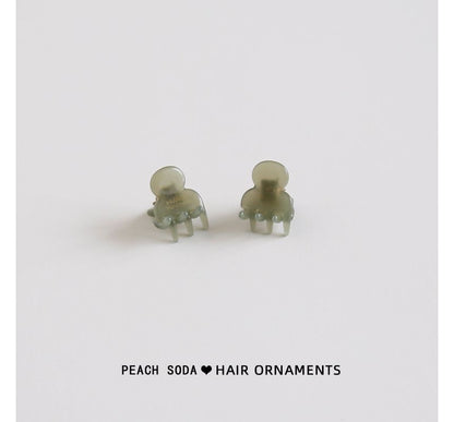 Lot de 2 : Pince à cheveux en acrylique