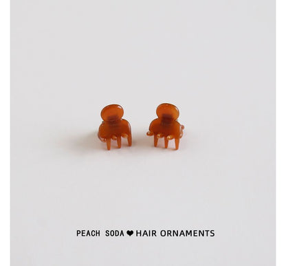 Lot de 2 : Pince à cheveux en acrylique