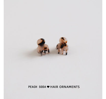 Lot de 2 : Pince à cheveux en acrylique