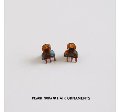 Lot de 2 : Pince à cheveux en acrylique