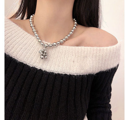 Pendant Alloy Choker Bead