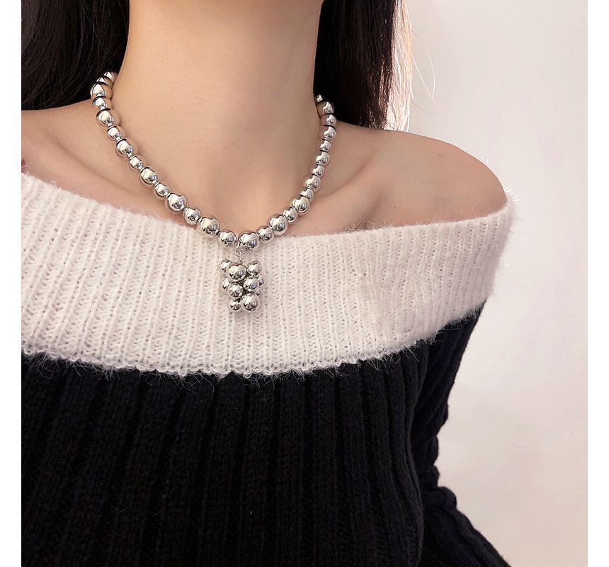 Pendant Alloy Choker Bead