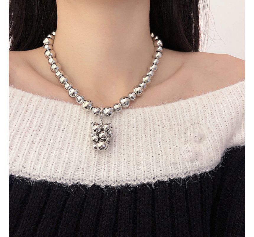 Pendant Alloy Choker Bead
