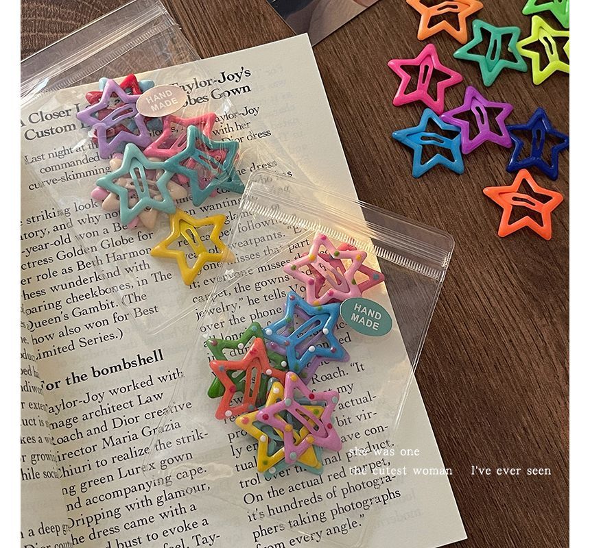 Set of 10: Star Hair Clip