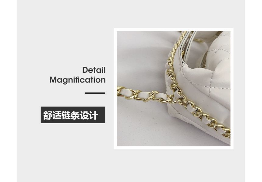 Chain Strap Quilted Crossbody Bag