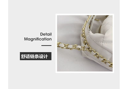 Chain Strap Quilted Crossbody Bag