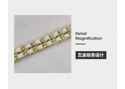 Chain Strap Quilted Crossbody Bag