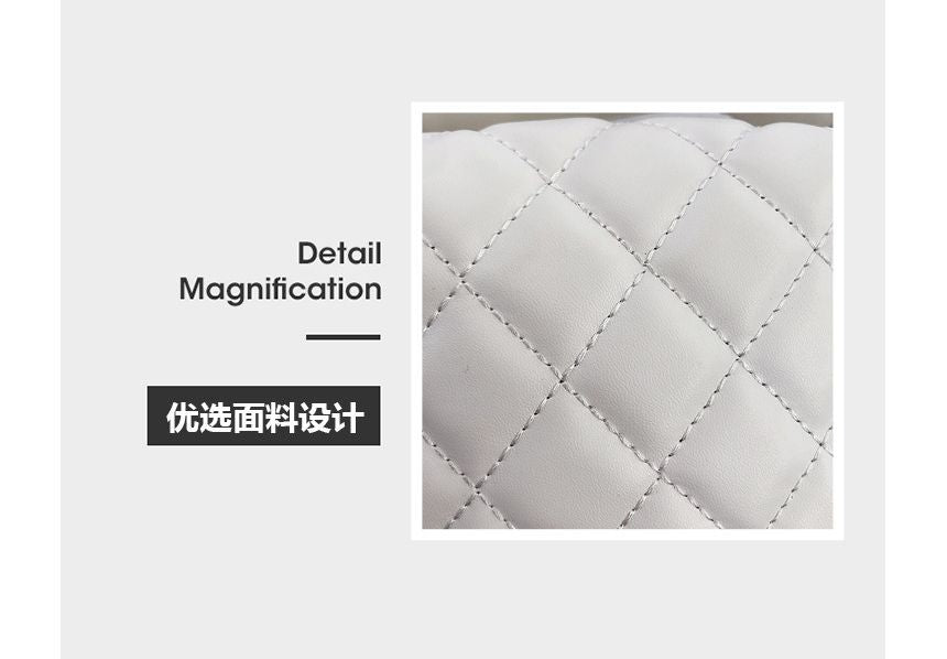 Chain Strap Quilted Crossbody Bag