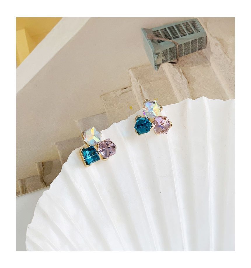 Rhinestone Alloy Earring