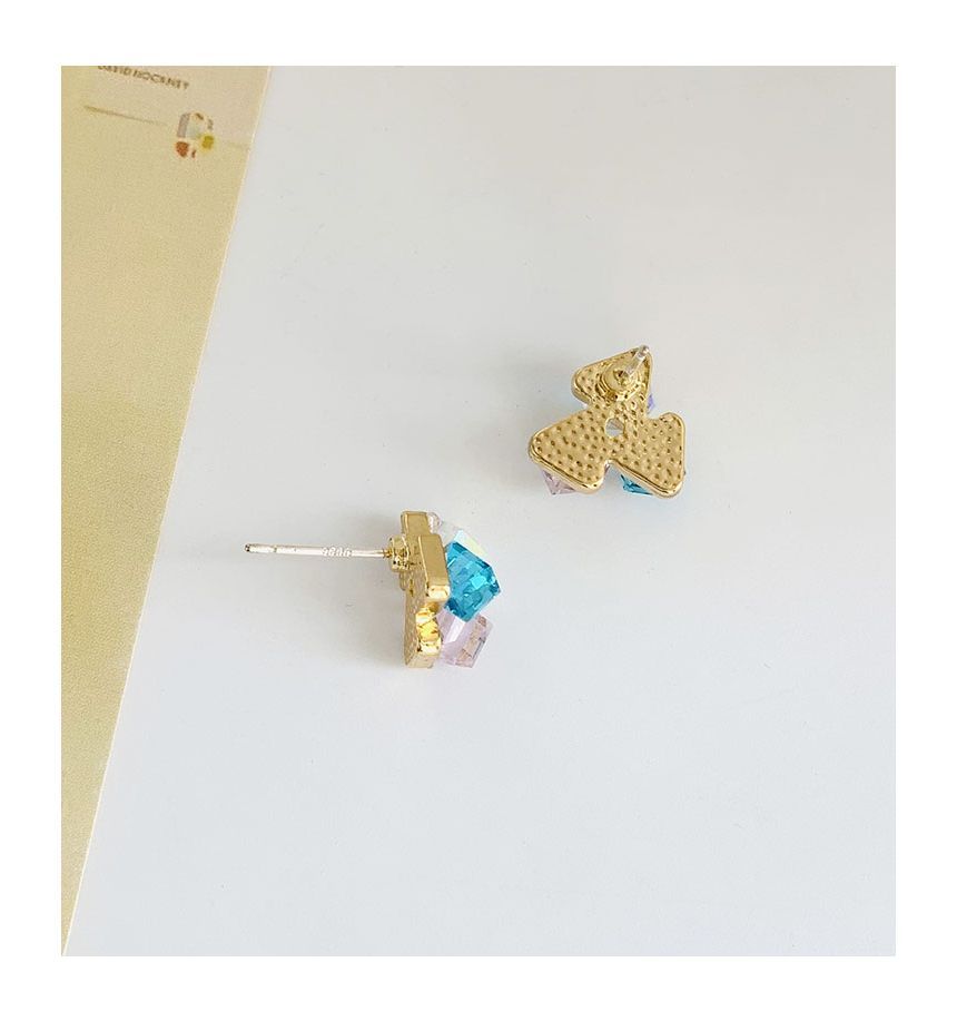 Rhinestone Alloy Earring