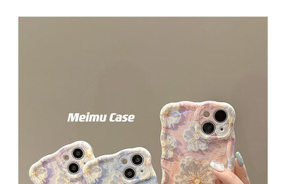 Flower Print Phone Case