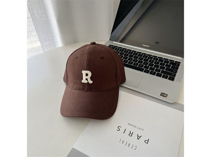 Lettering Embroidered Cap Baseball