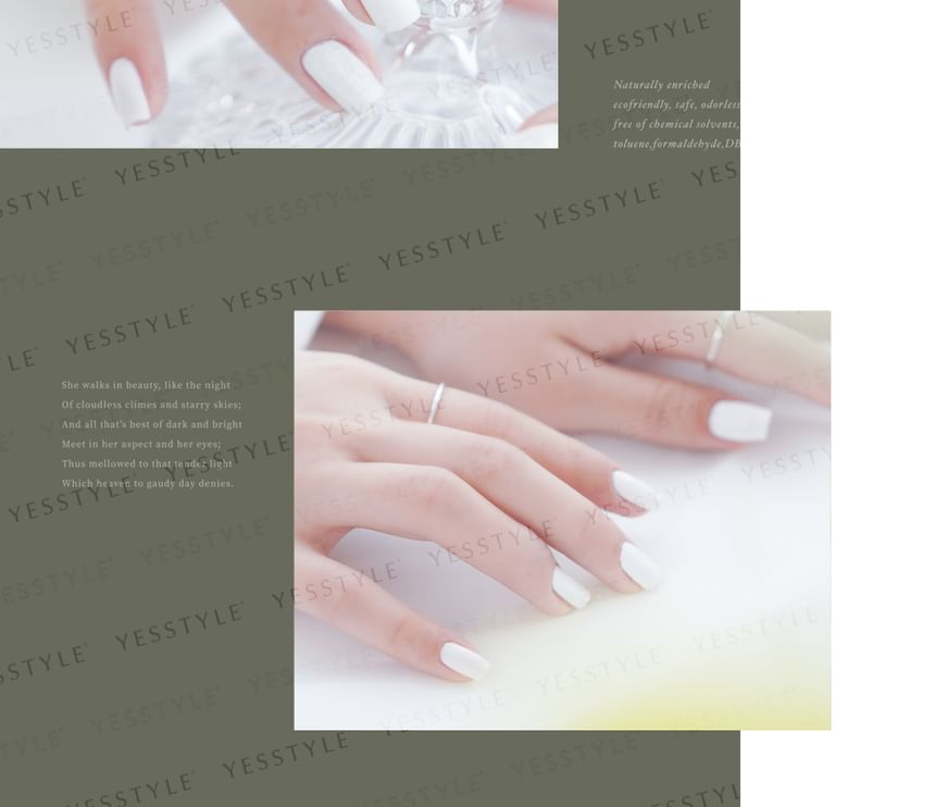 Environmental Nail Water-Based Gowns Polish Natural Friendly On My 047 Wedding Try