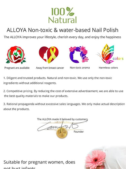 Environmental Nail Water-Based Gowns Polish Natural Friendly On My 047 Wedding Try