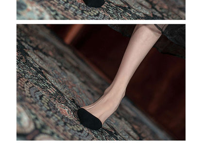 Plain High Heel D'Orsay Pumps