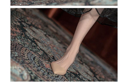 Plain High Heel D'Orsay Pumps