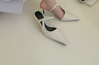 Pointy Toe Stiletto Heel Mules