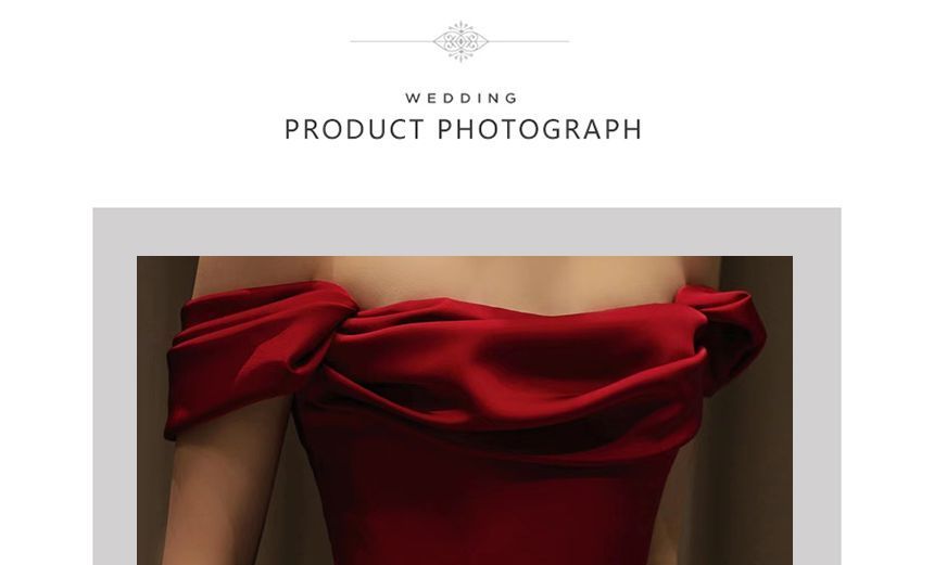 Evening Off-Shoulder Plain A-Line Gown