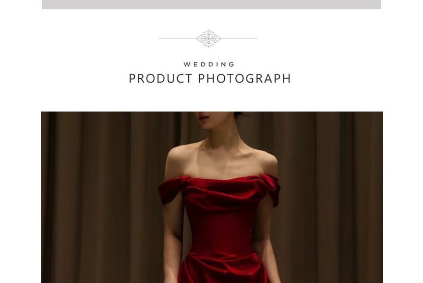 Evening Off-Shoulder Plain A-Line Gown