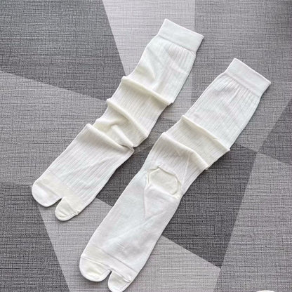 Plain Split-Toe Socks