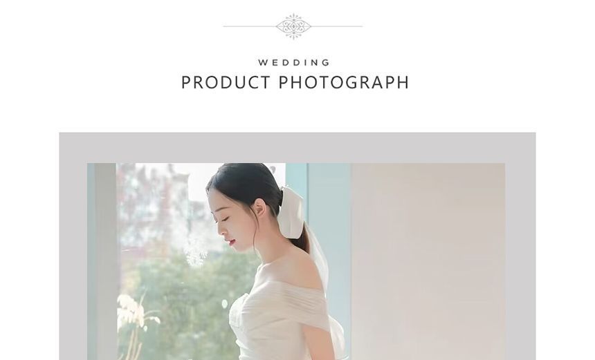 Panel Shoulder Bow Short-Sleeve Plain Gown Wedding Mesh Ruched Off Mermaid