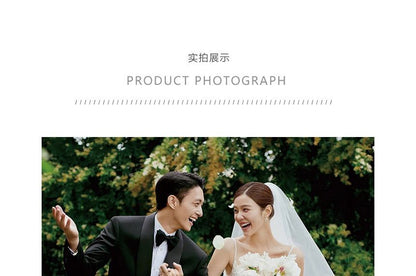 Spaghetti Strap V-Neck Plain Lace Applique Mermaid Wedding Gown