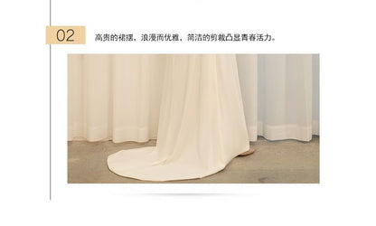 A-Line Slit Strap Spaghetti Wrap Bolero Wedding Ruched V-Neck / Gown Plain Set