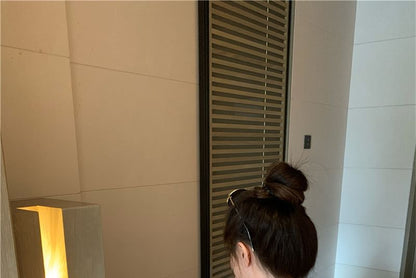 Slim-Fit Midi Two-Tone Sleeveless Dress