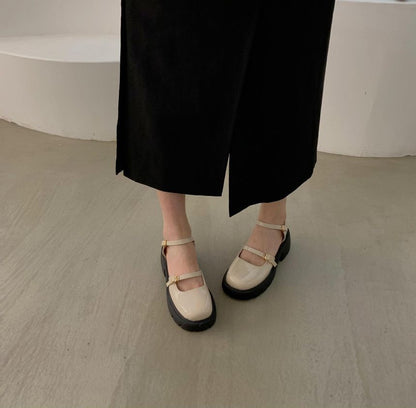 Platform Chunky Heel Mary Jane Shoes