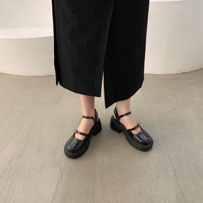 Platform Chunky Heel Mary Jane Shoes