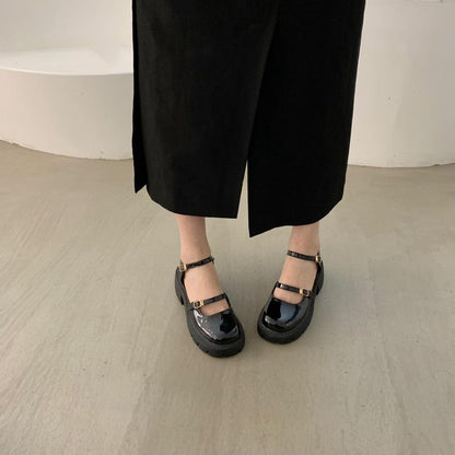 Platform Chunky Heel Mary Jane Shoes