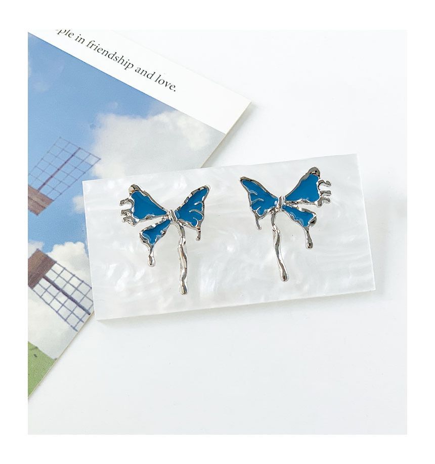 Butterfly Stud Earring / Clip-On Earring
