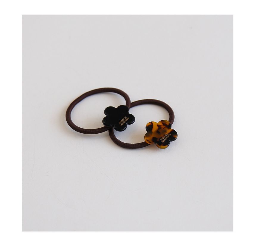 Floral Acetate Hair Tie