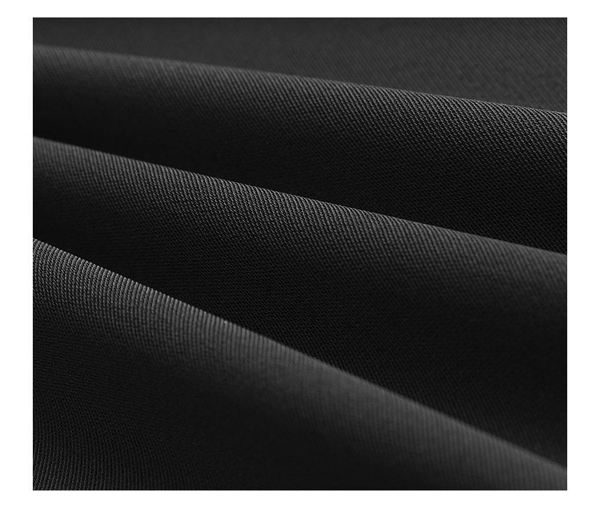 High Waist Plain Slit Mini A-Line Skort