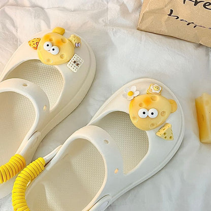 Platform Two Tone Sandals